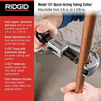 Ridgid buizensnijder | 6-42 mm | 229 mm | kunststof- of metalen buizen | 1 stuk - 31632 - 31632 - thumbnail