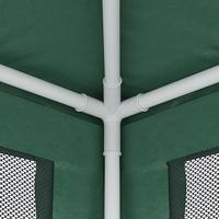 VidaXL Partytent met 4 mesh zijwanden 2,5x2,5 m hdpe groen - thumbnail