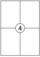 Etiket quantore 105x148mm 60st | 20 stuks - thumbnail