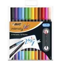 Set Viltstiften Bic Intensity 12 Onderdelen Multicolour - thumbnail