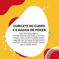 Beker met Poker Dobbelstenen Cayro - thumbnail