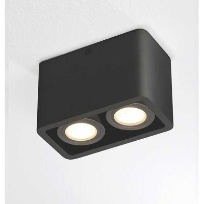 Artdelight Dubbele opbouwspotBronx zwart - PL BRONX2 ZW