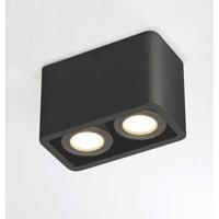 Artdelight Dubbele opbouwspotBronx zwart - PL BRONX2 ZW - thumbnail