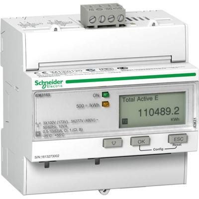 Schneider Electric A9MEM3165 A9MEM3165 Digitale kWh-meter Digitaal 63 A Conform MID: Ja 1 stuk(s)