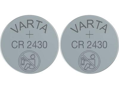 Varta Lithium-Knoopcelbatterij CR2430 | 3 V DC | 290 mAh | 2 stuks | Zilver | 1 stuks - 6430101402 6430101402