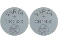 Varta Lithium-Knoopcelbatterij CR2430 | 3 V DC | 290 mAh | 2 stuks | Zilver | 1 stuks - 6430101402 6430101402 - thumbnail