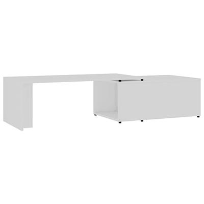 VidaXL Salontafel 150x50x35 cm bewerkt hout wit VidaXL Salontafel 150x50x35 cm bewerkt hout wit