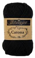 Scheepjes Catona 50g - 110 Jet Black - Haakgaren / Breigaren - thumbnail