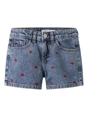 Name it zomer jeans short meisjes - medium blauw denim - Nkfbella