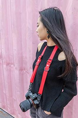 GGS Foto MS-1R Mirrorless Strap rood