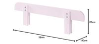 Vipack uitvalbeveiliging Kiddy - oud roze - 24,5x90,5x5,5 cm - thumbnail