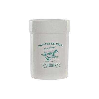 Pot voor Keukengerei DKD Home Decor Dolomite 12,5 x 12,5 x 17,5 cm