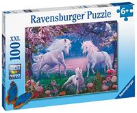 Ravensburger puzzel Betoverende eenhoorns 100 stukjes - thumbnail