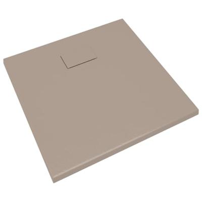 VidaXL Douchebak 80x80 cm smc bruin