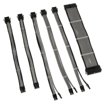 Kolink Core Adapt sleeved PSU kabels grijs