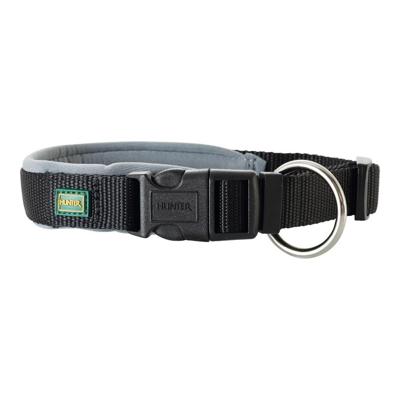 Hondenhalsband Hunter Neopren Vario Zwart (28-30 cm)