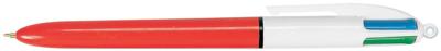 Bic Colours Original Fine 4-kleurenbalpen, fijn, klassieke inktkleuren, oranje, met EAN code
