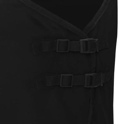 VidaXL Paardendeken zwart polyester