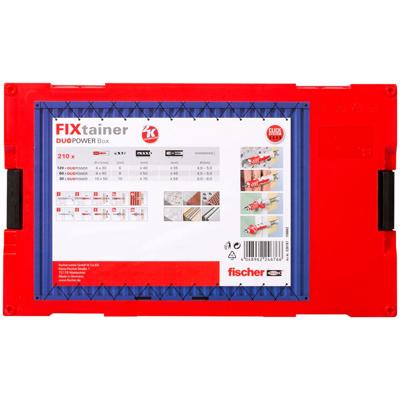 Fischer 536161 FIXtainer - DUOPOWER Plugassortiment 210 stuk(s) Fischer 536161 FIXtainer - DUOPOWER Plugassortiment 210 stuk(s)