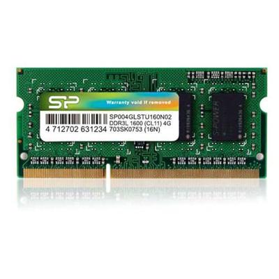 Silicon Power SP004GLSTU160N02 geheugenmodule 4 GB 1 x 4 GB DDR3L 1600 MHz
