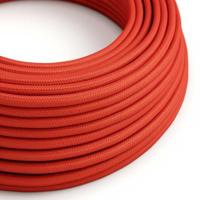 Strijkijzersnoer Rood - viscose | 10cm | Creative-Cables | Creative-Cables | Creative-Cables | Creative-Cables - thumbnail