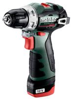 Metabo BS BL Accu-Boorschroefmachine | 12V | 38 Nm | 2x2 Ah Li-Power | Lader LC 40 | In koffer - 601721500 - thumbnail