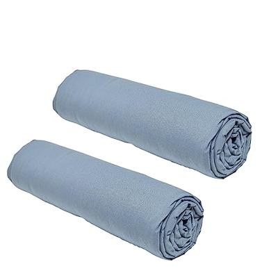 Set van 2 vellen deksels vandaag essentieel - 140 x 190 cm - 2 personen - 100% katoen - denim