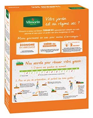 VILMORIN Winterharde graszaden voor droge grond - 3 kg