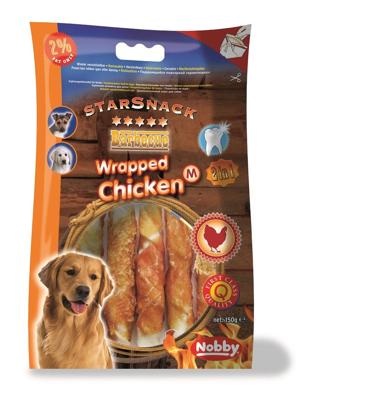 Nobby STARSNACK BBQ Verpakt Chicken M, ca. 13 cm, 1 Units (1 x 150 g)