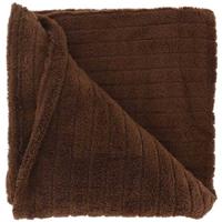 Plaid jax 200x150cm steenbruin - thumbnail