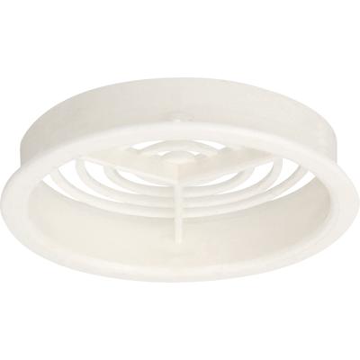 Ventilatierooster rond 66 mm Wit - Heering (0605)