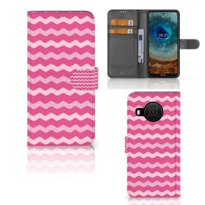 Nokia X10 | Nokia X20 | Telefoon Hoesje | Waves Pink
