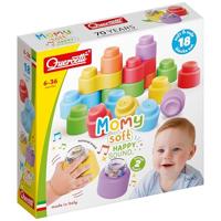 Quercetti momy soft bouwblokken met geluid, 18dlg. - thumbnail