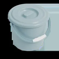 Redwood Toiletemmer 10 liter + Deksel - thumbnail