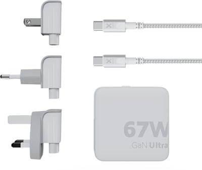 Xtorm GaN-Ultra Travel Charger 67W USB-C PD incl. Cable Oplader Wit Xtorm GaN-Ultra Travel Charger 67W USB-C PD incl. Cable Oplader Wit