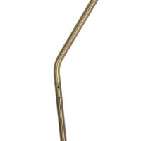 QAZQA Retro vloerlamp zwart met brons - Milou - thumbnail