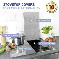 Wenko 2 fornuisafdekplaten (Beton) - thumbnail