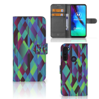 Motorola Moto G Pro | Book Case | Abstract Green Blue - thumbnail