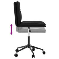 Eetkamerstoelen 2 st kunstleer zwart - thumbnail