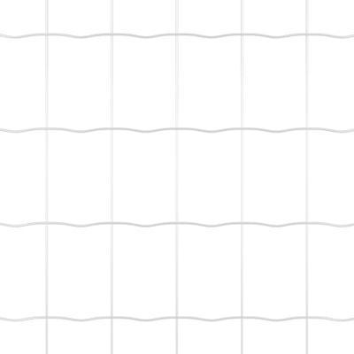 VidaXL Hek met paal zilver 0,4 x 25 m staal