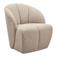 WOOOD Draaifauteuil 'Mojo' Bouclé, kleur Beige Melange - thumbnail