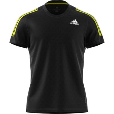 adidas Performance Own The Run hardloopshirt zwart/geel