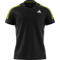 adidas Performance Own The Run hardloopshirt zwart/geel - thumbnail
