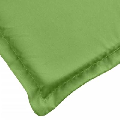 VidaXL Tuinbankkussens 2 st 200x50x7 cm stof gemêleerd groen