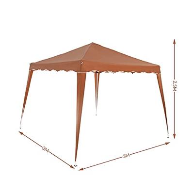 Vouwbare Partytent Capri 3x3m licht-bruin Vouwbare Partytent Capri 3x3m licht-bruin