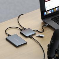 Satechi ST-H4CPDM USB-C dockingstation Geschikt voor merk (dockingstation): Apple MacBook - thumbnail