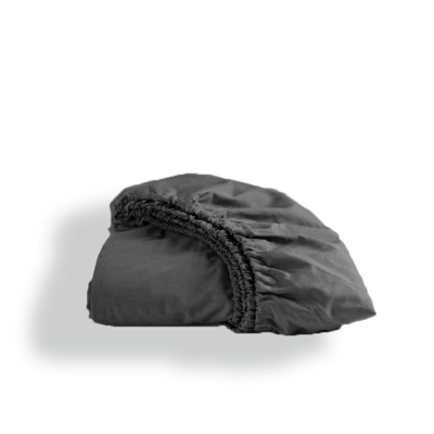 Cinderella hoeslaken standaard katoen 80x210 (96) antraciet Cinderella hoeslaken standaard katoen 80x210 (96) antraciet