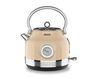 SOGO Human Technology Waterkoker Snoerloos, Oververhittingsbeveiliging, CoolTouch-behuizing Aantal/Volume: 1.8 l Beige, Metallic - thumbnail