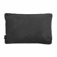 Sierkussen 60x40 piping Panama black - thumbnail