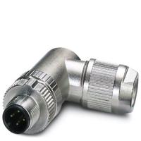 Phoenix Contact 1424667 Sensor/actuator connector, niet geassembleerd M12 Aantal polen (sensoren): 4 Stekker, haaks 1 stuk(s) - thumbnail